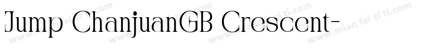 Jump ChanjuanGB Crescent字体转换